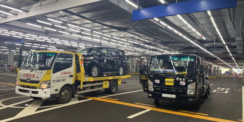 跨境拖運私家車、 跨境吊運貨車、巴士